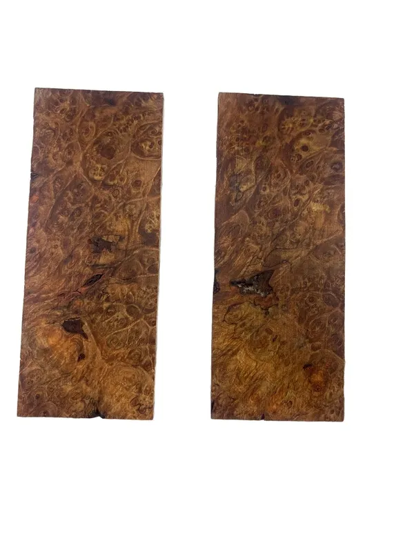 Stabilized Maple Burl Wood Scales (5x2x0.25) — photo 3