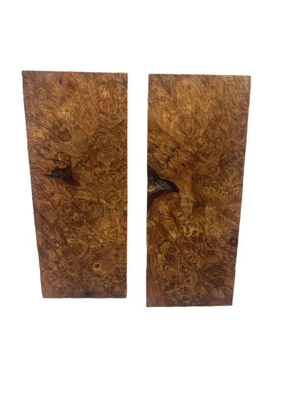 Stabilized Maple Burl Wood Scales (5x2x0.25) — photo 2
