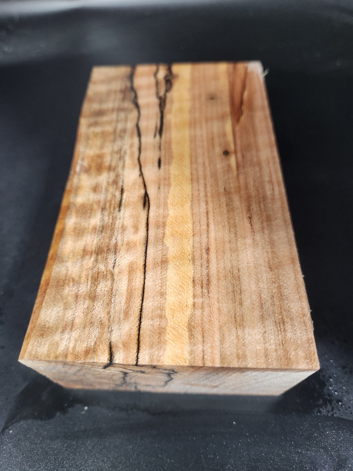 Stabilized Maple Knife Handle Block – Wood Handles for Knives (5x2.875x1.625)