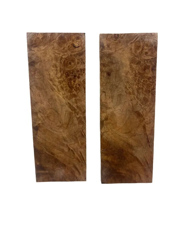Premium Stabilized Maple Burl Knife Scales (6x2x0.375) — photo 2