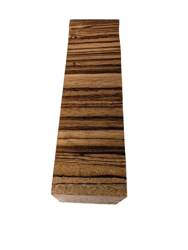 Premium Stabilized Zebrawood Knife Handle Block (5x1.5x1.5) — photo 2