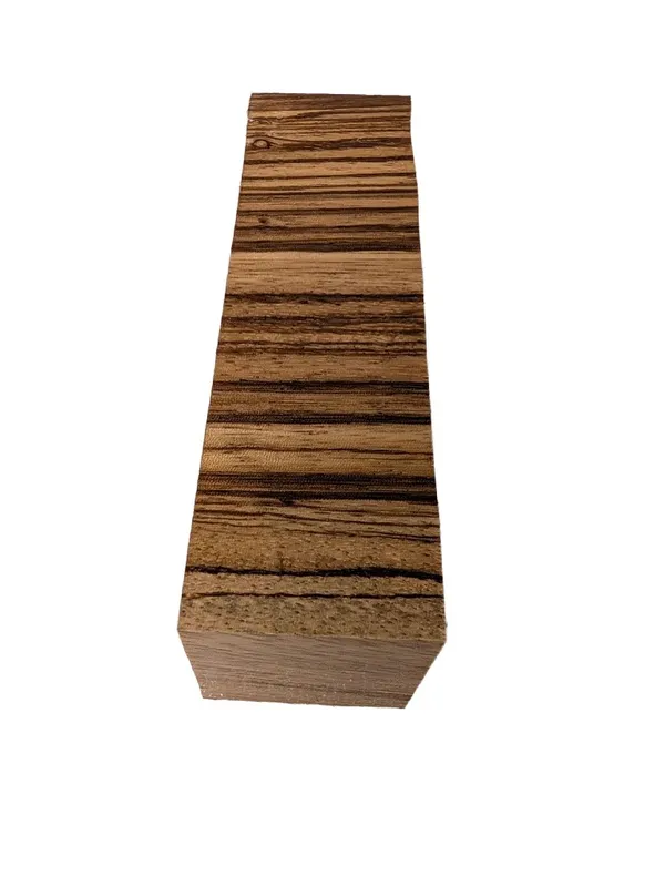 Premium Stabilized Zebrawood Knife Handle Block (5x1.5x1.5) — photo 3