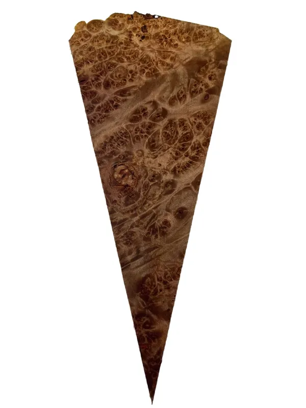 Rare Stabilized Maple Burl Knife Handle Set (8x3x2) — photo 2