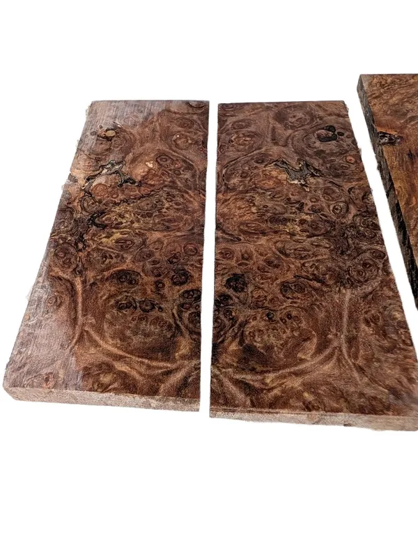 Lot of AAA Stabilized Maple Burl Knife Handle Scales (5x2x0.25) — photo 5