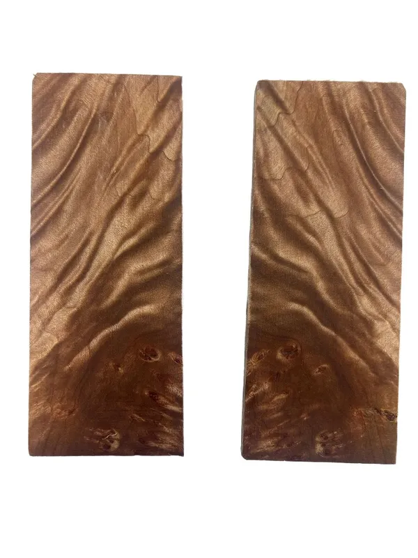 Premium Stabilized Quilted Maple Knife Scales (5x2x0.375) — photo 3