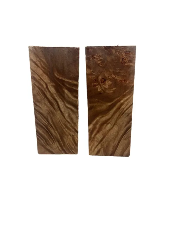 Premium Stabilized Quilted Maple Knife Scales (5x2x0.375) — photo 2