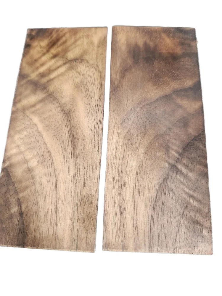Stabilized Black Walnut Knife Scales β Wood Handles for Knives (5x2x0.25)