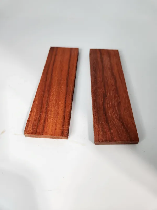 Natural Padauk Knife Scales — photo 2