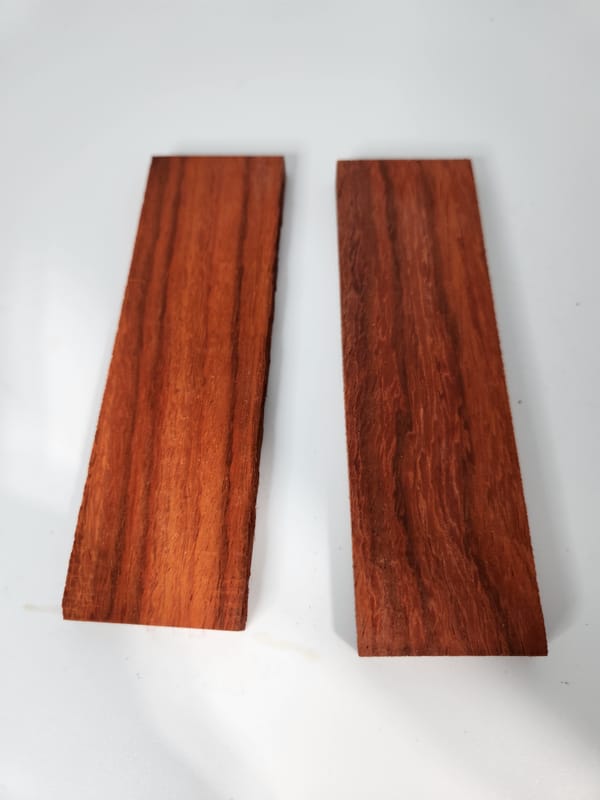 Paduak Knife Scales - for Knife Handles