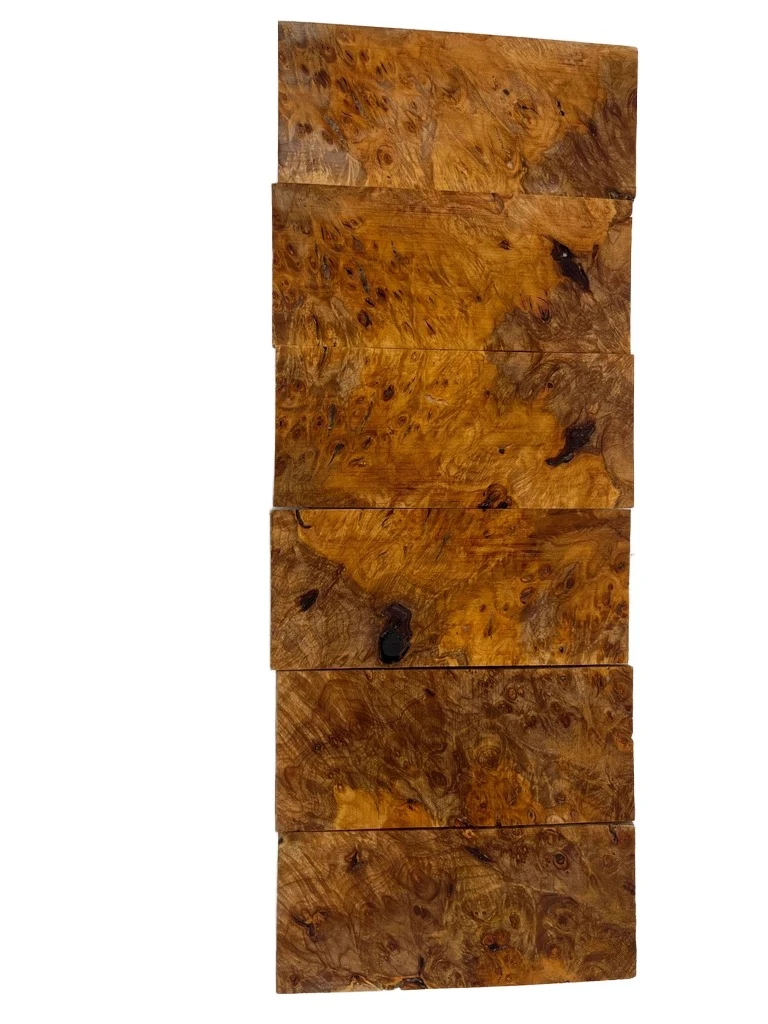 Lot of Stabilized Maple Burl Knife Blank