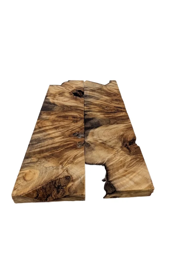 Exhibition Grade Stabilized Cottonwood Burl Scales (6x1.5x0.25)