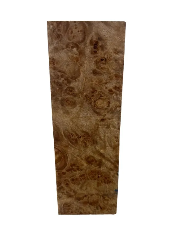 Stabilized Maple Burl Knife Handle Block (6x2x0.875) — photo 2