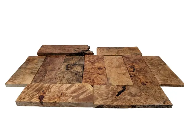 Lot of Stabilized Maple Burl Offcuts — photo 3