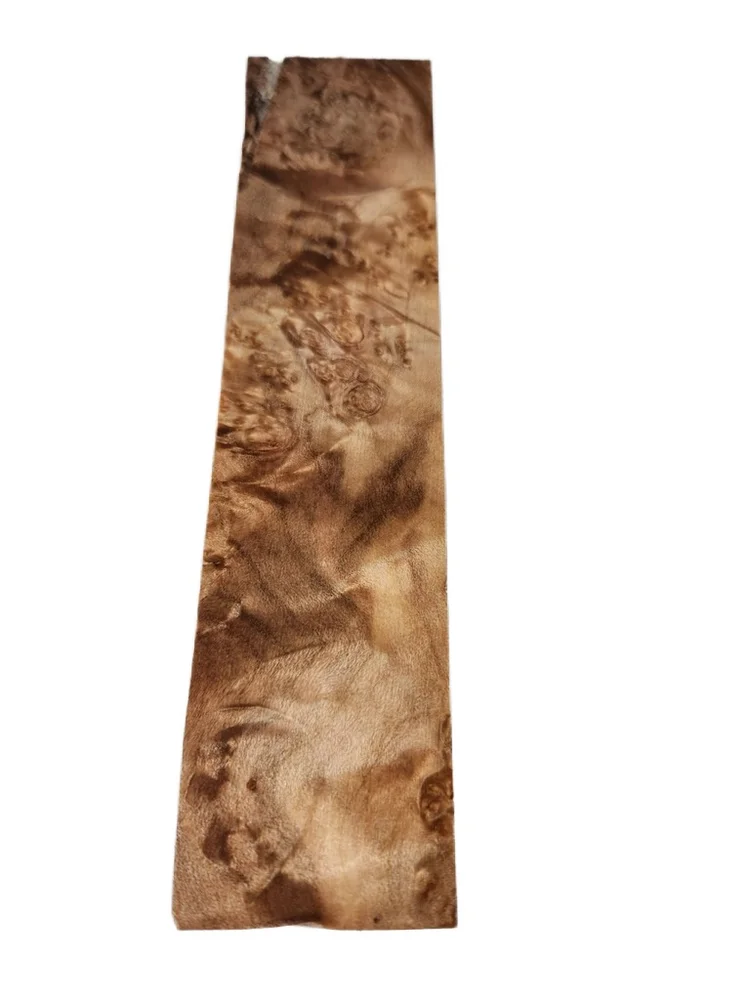 Stabilized Maple Burl Knife Handle Block (6x1.5x1.5)