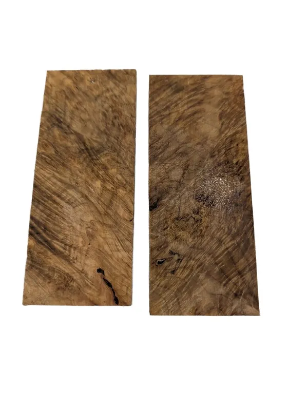 Stabilized Maple Burl Scale Set (5x2x0.25) — photo 2