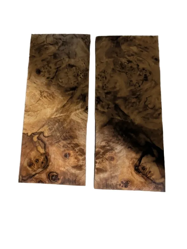 Stabilized Maple Burl Knife Scales (5x2x.315) — photo 1