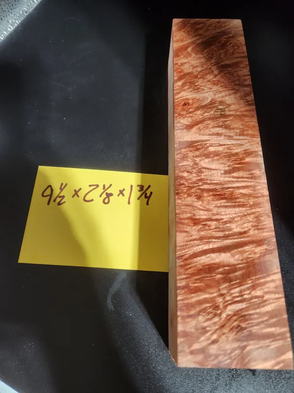 Clear Stabilized Burl Maple Turning Blank — photo 2