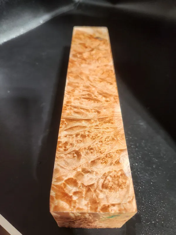 Clear Stabilized Burl Maple Turning Blank — photo 3