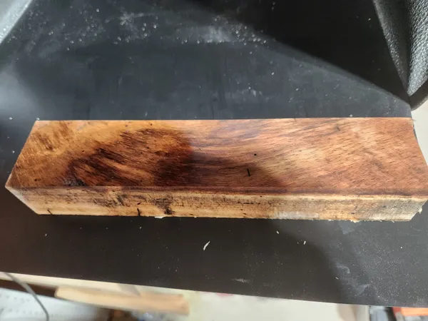 Clear Stabilized Monkeypod Turning Blank — photo 4