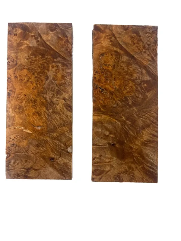 Stabilized Maple Burl Knife Blank (5x2x0.375) — photo 1