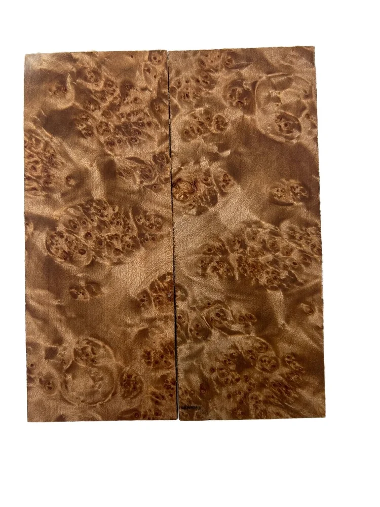Stabilized Maple Burl Knife Blank (5x2x0.31)