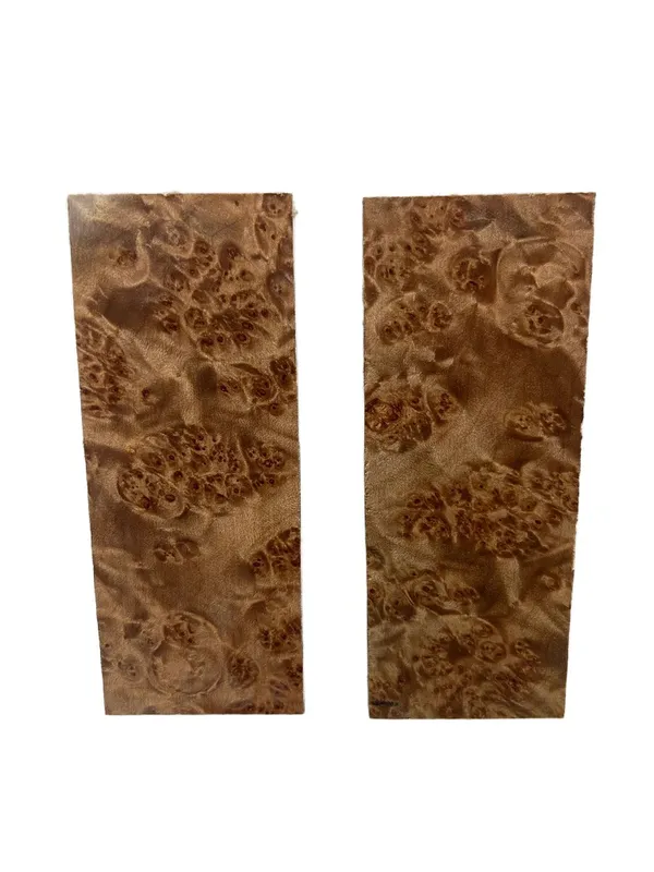 Stabilized Maple Burl Knife Blank (5x2x0.31) — photo 2