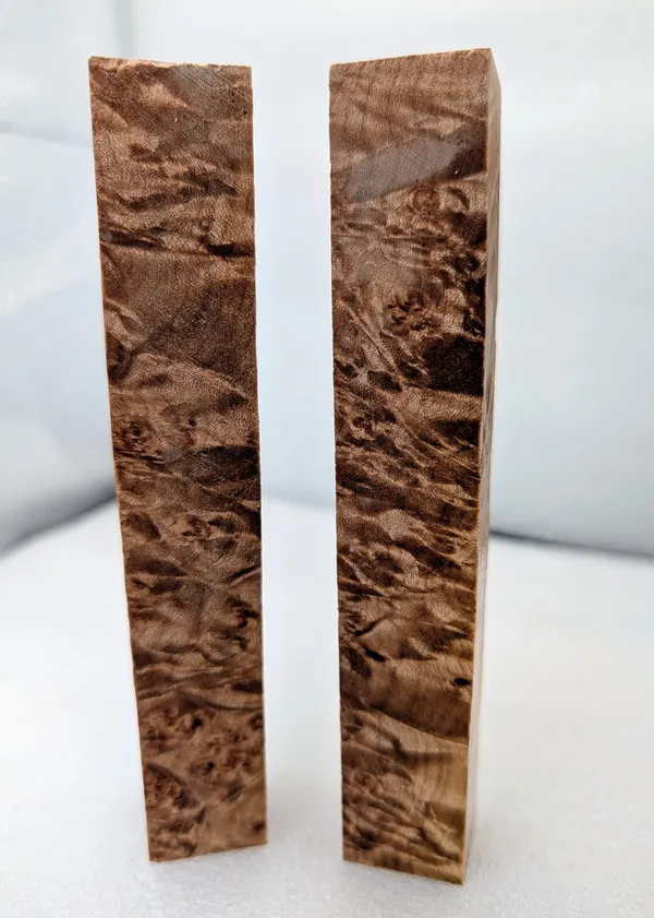 Clear Stabilized Burl Maple Pen Blank Kit — photo 2