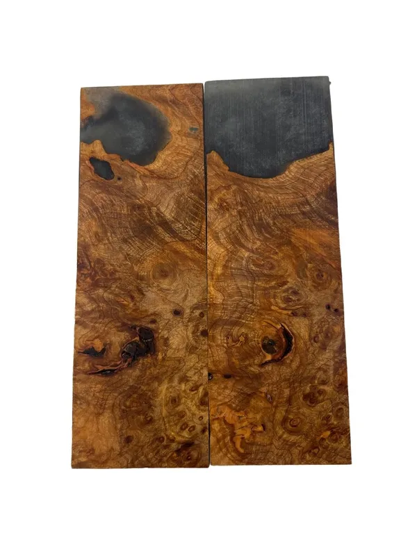 Exhibition Grade Resin Graphite Dyed Stabilized Maple Scales (6x2x0.25) — photo 3