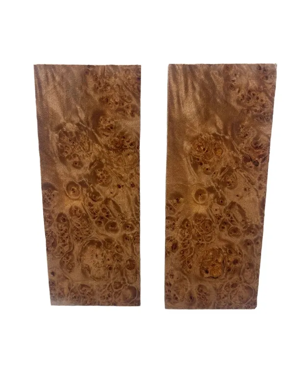 Exhibition Grade Stabilized Maple Burl Scales (5x2x0.24) — photo 2