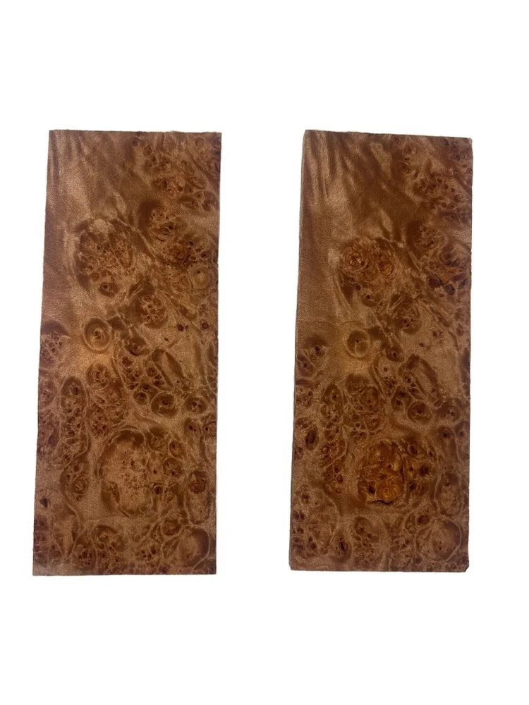 Exhibition Grade Stabilized Maple Burl Scales (5x2x0.24)