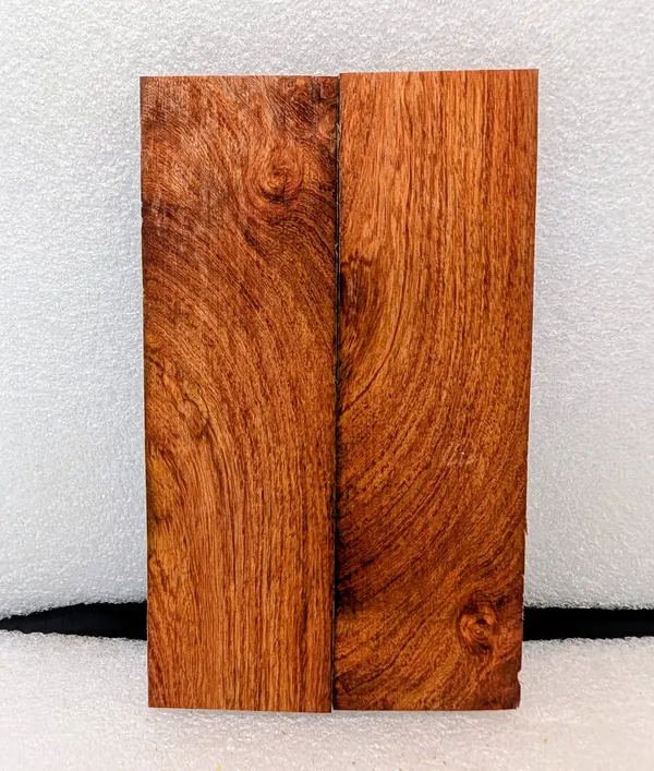 Figured Burl Amboyna Knife Scales — photo 3