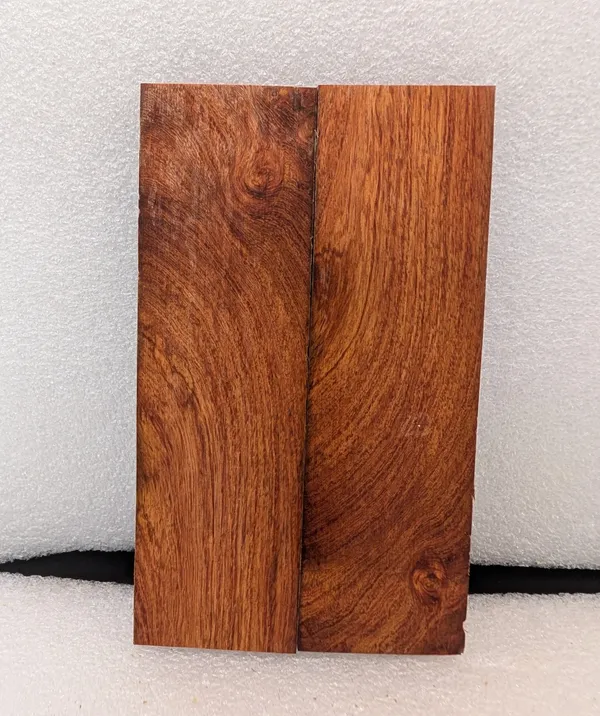 Figured Burl Amboyna Knife Scales