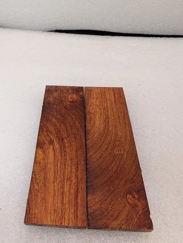 Figured Burl Amboyna Knife Scales — photo 4