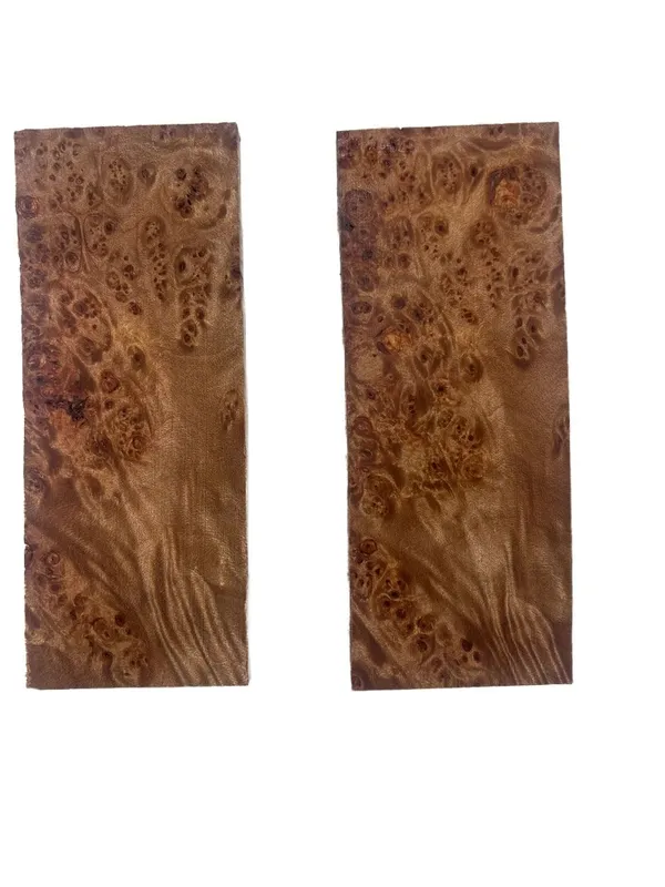 Stabilized Maple Burl Handle Material (5x2x0.25) — photo 3