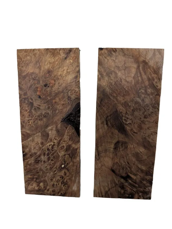 AAA Stabilized Maple Burl Knife Handle Scales (5x2x0.25) — photo 3