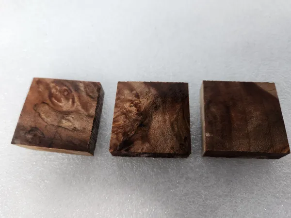 Clear Stabilized Burl Maple Ring Blank — photo 3