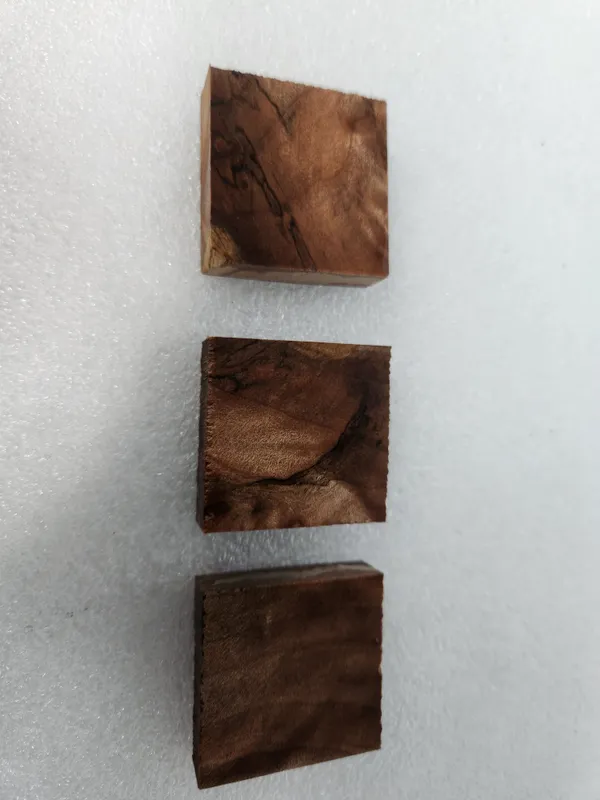 Clear Stabilized Burl Maple Ring Blank — photo 2