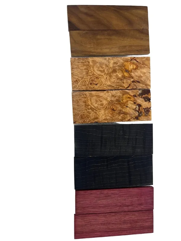 AAA Multiple Wood Knife Handle Scales (5x2x0.25) — photo 1