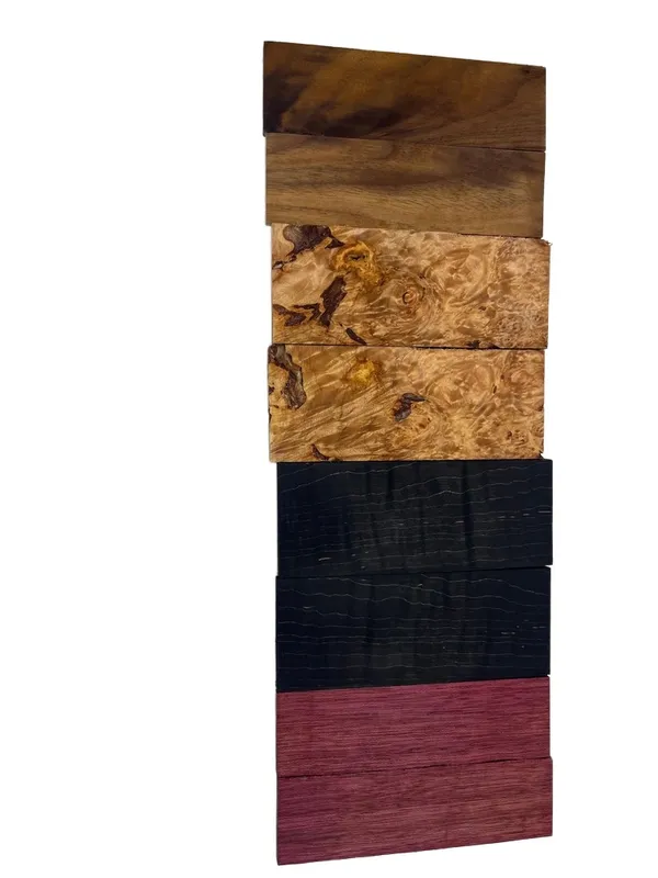 AAA Multiple Wood Knife Handle Scales (5x2x0.25) — photo 2