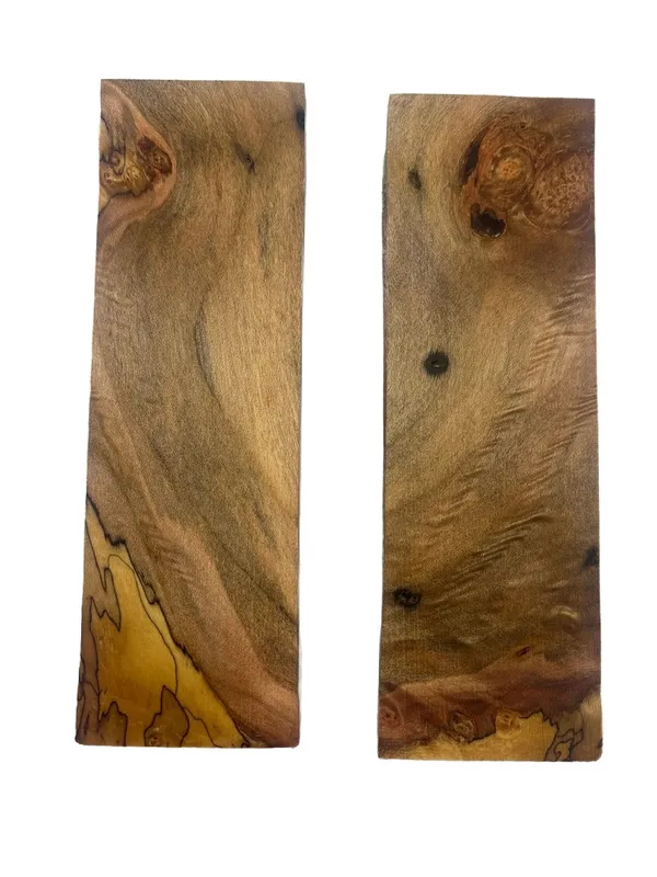 Stabilized Curly Maple Knife Scales (6x1.875x.335) — photo 3