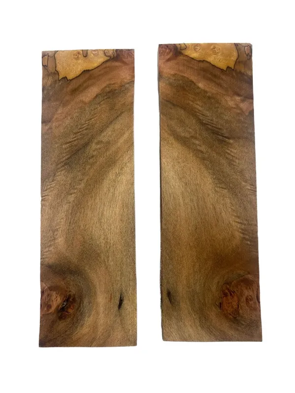 Stabilized Curly Maple Knife Scales (6x1.875x.335) — photo 1