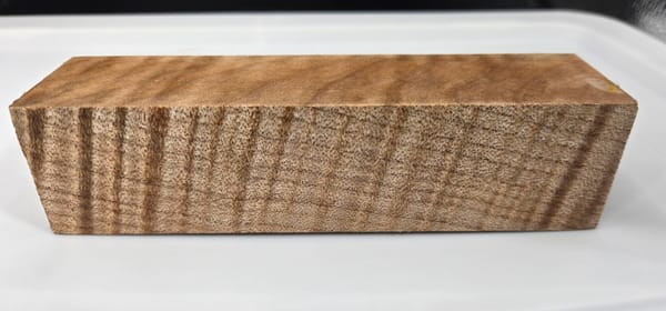 Clear Stabilized Maple Hidden Tang Block — photo 4