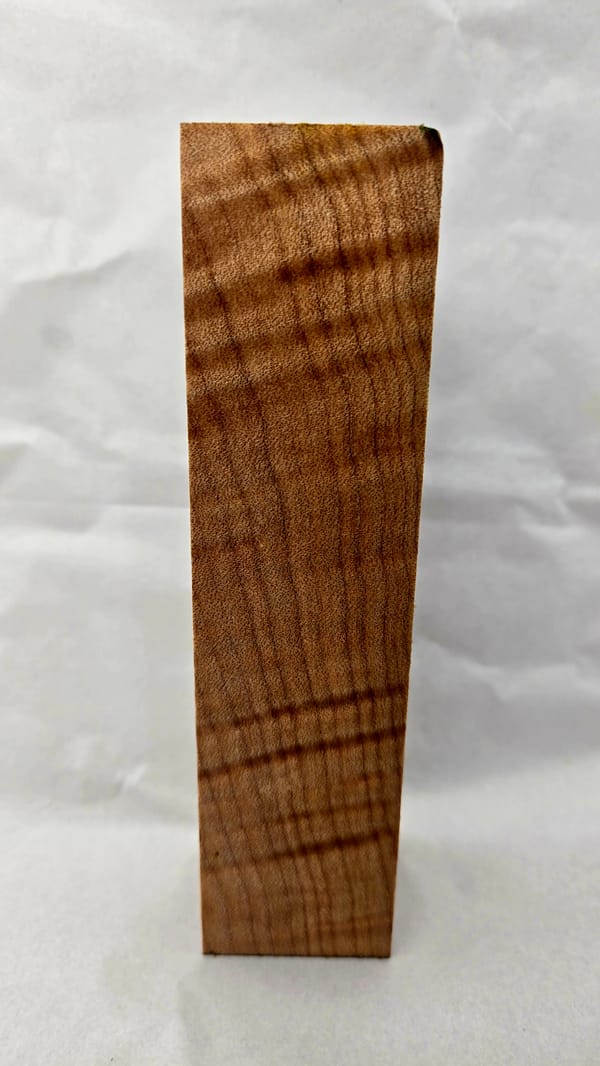 Clear Stabilized Maple Hidden Tang Block — photo 3