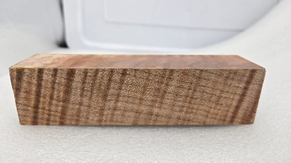 Clear Stabilized Maple Hidden Tang Block — photo 2