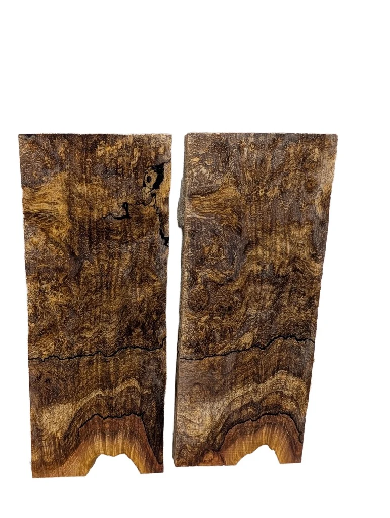 Premium Stabilized Spalted Maple Knife Scales (5x2x0.25)
