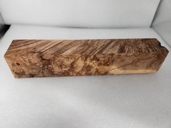 Clear Stabilized Burl Maple Turning Blank — photo 3