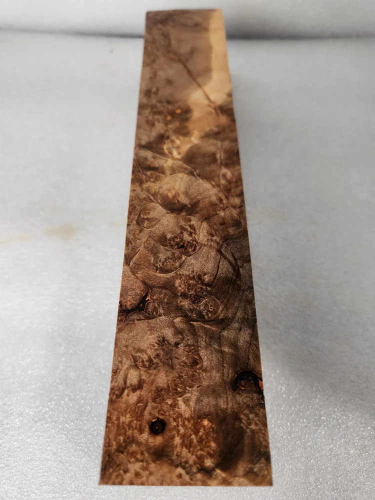 Clear Stabilized Burl Maple Turning Blank