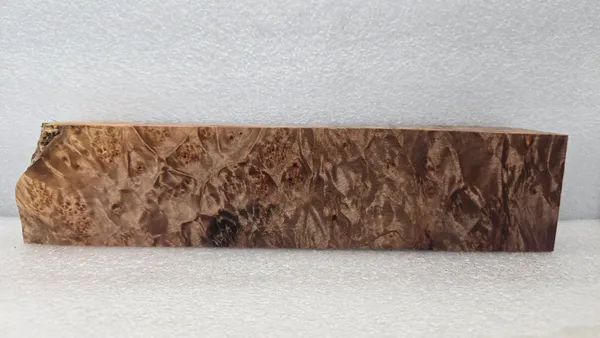 Clear Stabilized Burl Maple Turning Blank — photo 3