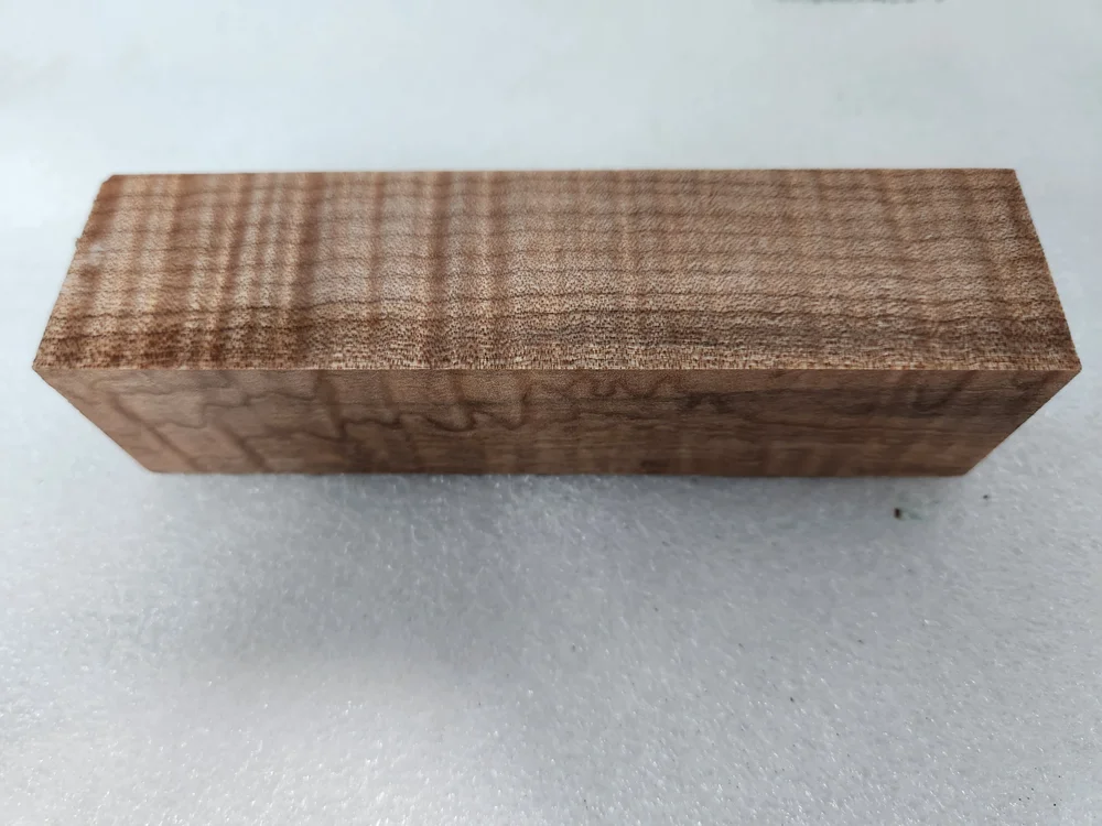 Stabilized Maple Knife Handle Block – Wood Handles for Knives 6x1.5x1.5