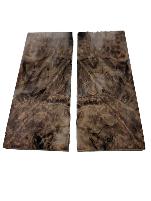 Exhibition Grade Stabilized Maple Burl Scales (4.875x2x.35) — photo 2